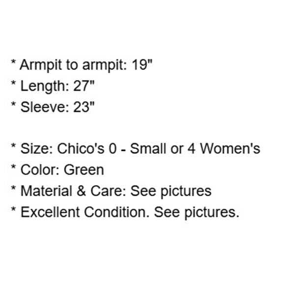 Chicos Top 0 Womens Small 4 Green Chiffon Blouse Snakeskin print Coastal Career - Picture 4 of 13